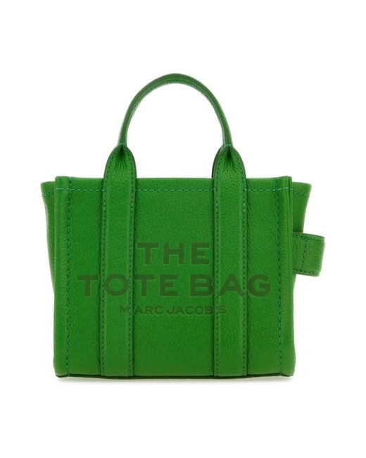 Marc Jacobs Green Grüne leder mikro tote tasche handtasche