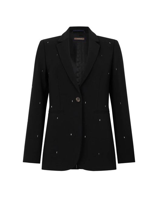 Peserico Jassen ,Zwart ,Katoen Klassieke Blazer in het Black