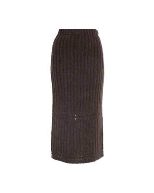 Midi Skirts di By Malene Birger in Brown