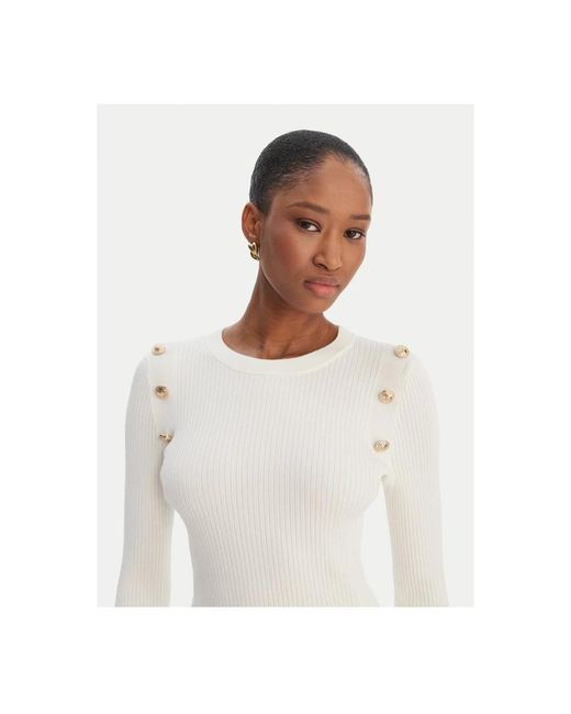 Guess Pull Ml Boutons in het White