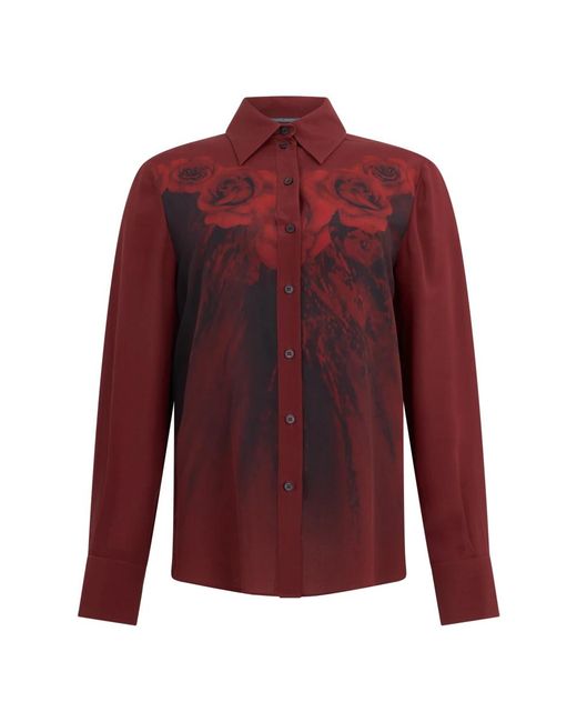Alberta Ferretti Red Shirts