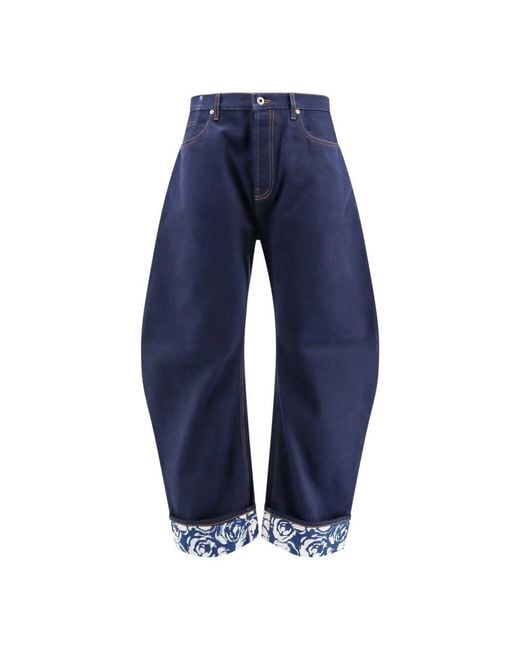 Burberry Blue Loose-Fit Jeans for men