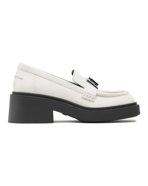 Furla White Loafers