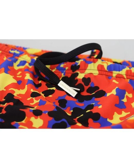 DSquared² Orange Beachwear for men
