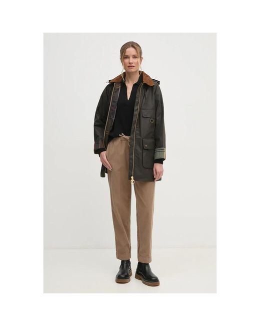 Barbour Highclere Wax Jacket in het Black