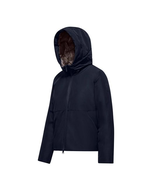 Bomboogie Iridescent Lining Gewatteerde Jas in het Blue