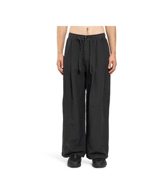 Maharishi Black Wide Trousers for men