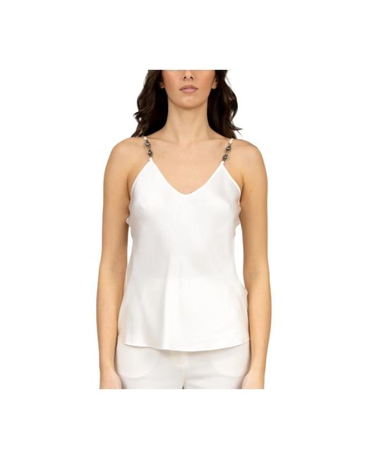 Sleeveless Tops Max Mara de color White