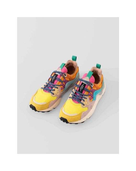 Flower Mountain Blue Sneakers