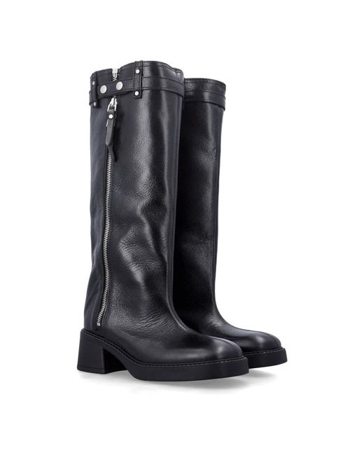 Miista Blue High Boots