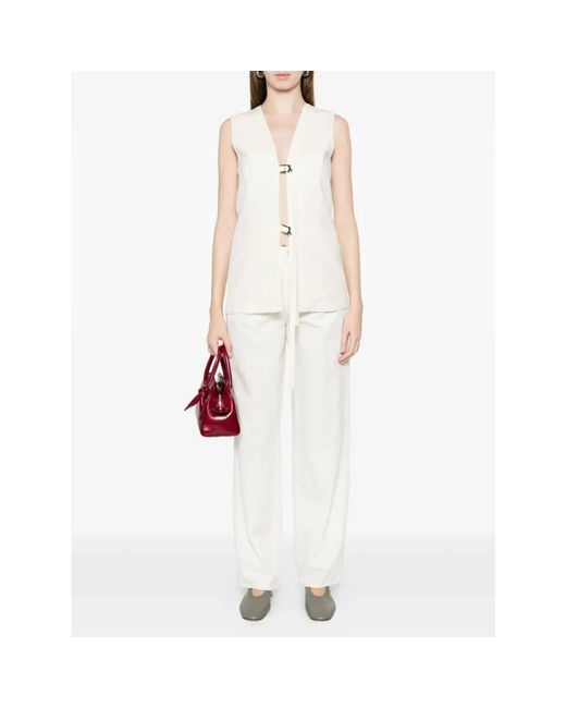 Patrizia Pepe White Vests