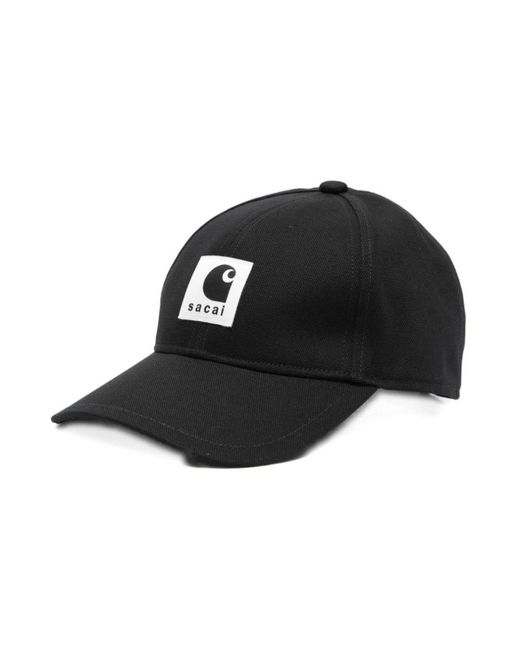 Caps di Sacai in Black