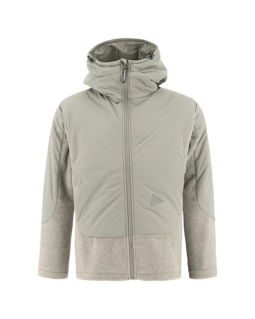And Wander Gray Winter Jackets for men