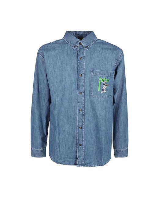 Iuter Blue Denim Shirts for men