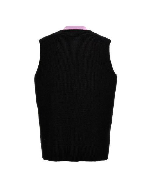 Jil Sander Black Waistcoats for men