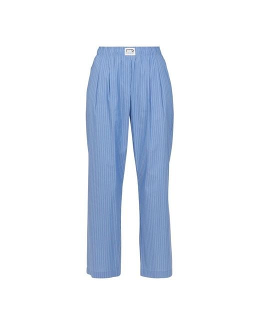 Ottod'Ame Blue Cropped Trousers