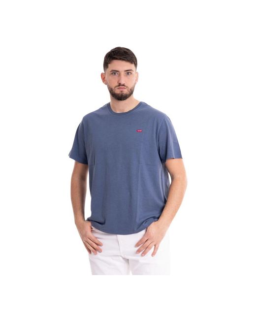 Levi's Original housemark t-shirt levi's in Blue für Herren