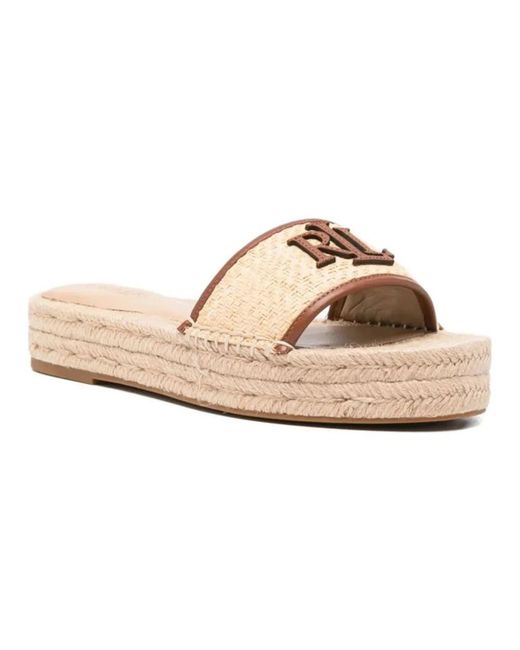 Ralph Lauren Pink Sliders