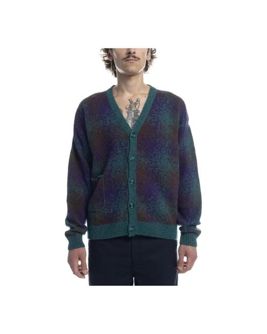 Cardigans Pop Trading Co. de hombre de color Blue