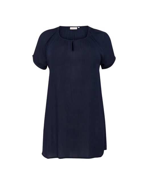 Tunics Kaffe de color Blue