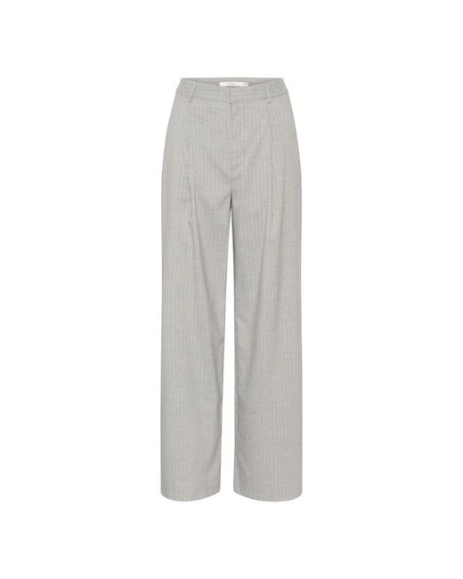 Gestuz Gray Wide Trousers