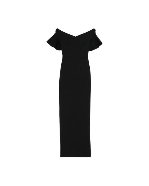 Solace London Black Maxi Dresses