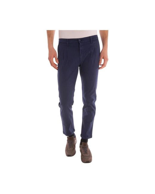Daniele Alessandrini Blue Chinos for men
