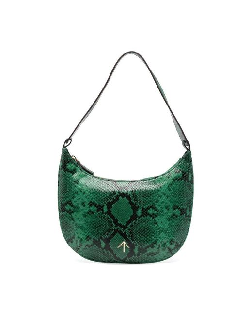 MANU Atelier Green Shoulder Bags