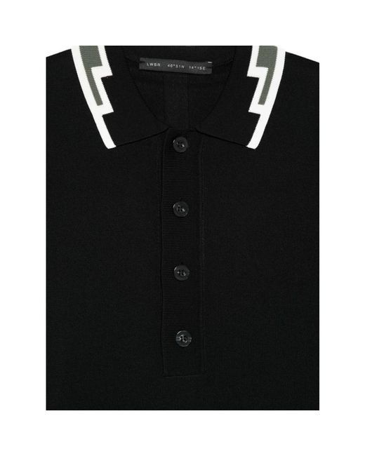 Low Brand Polohemd in Black für Herren