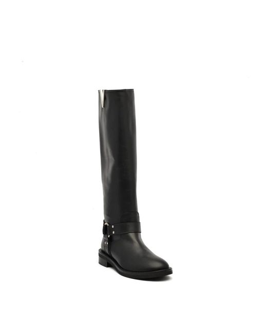 Via Roma 15 Black High Boots