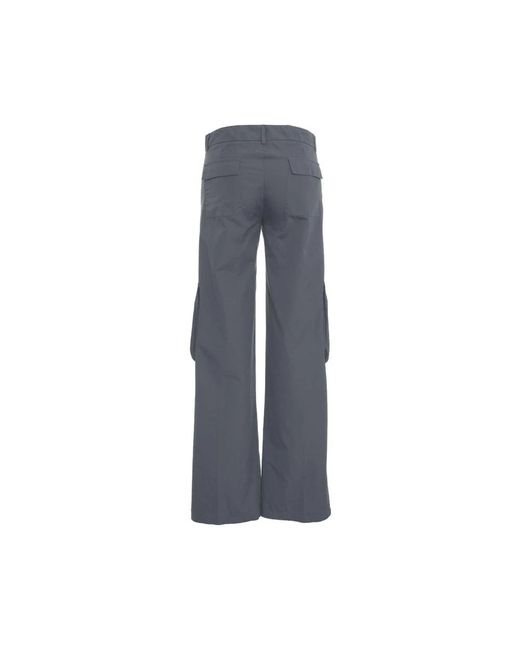 Mauro Grifoni Blue Wide Trousers