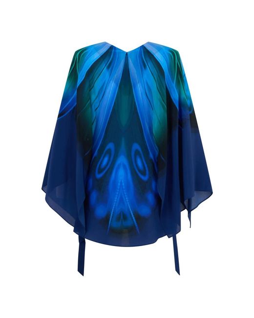 Alberta Ferretti Blue Kimonos
