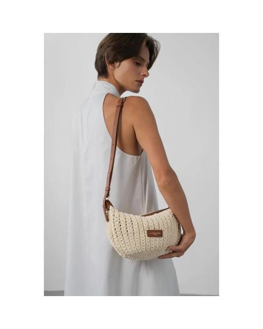 Lancaster Natural Shoulder Bags