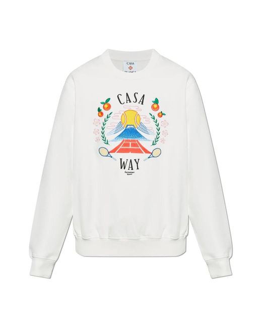 Sweatshirts Casablanca de hombre de color White