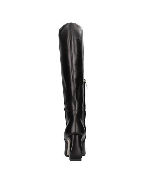 Sergio Rossi Black Heeled Boots