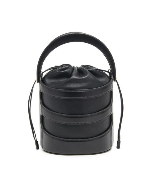 Alexander McQueen Black Bucket Bags