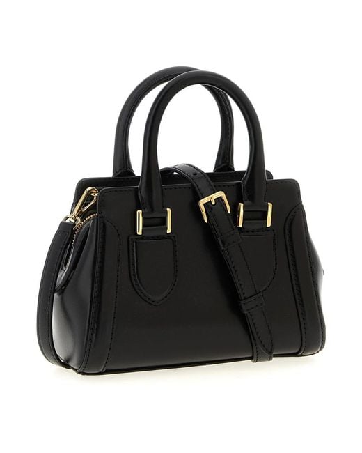 McQueen Black Handbags