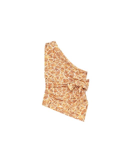 Maliparmi Metallic Sleeveless Tops