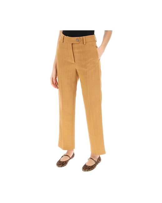 Trousers > cropped trousers Blazé Milano en coloris Natural
