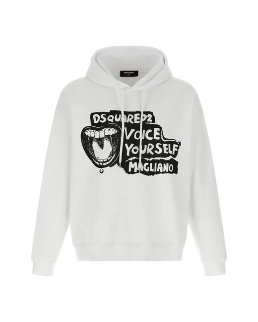 DSquared² Sweatshirts in het White voor heren