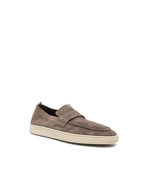 Officine Creative Brown Loafers for men