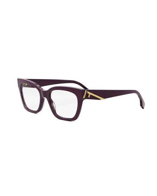 Glasses Fendi de color Brown