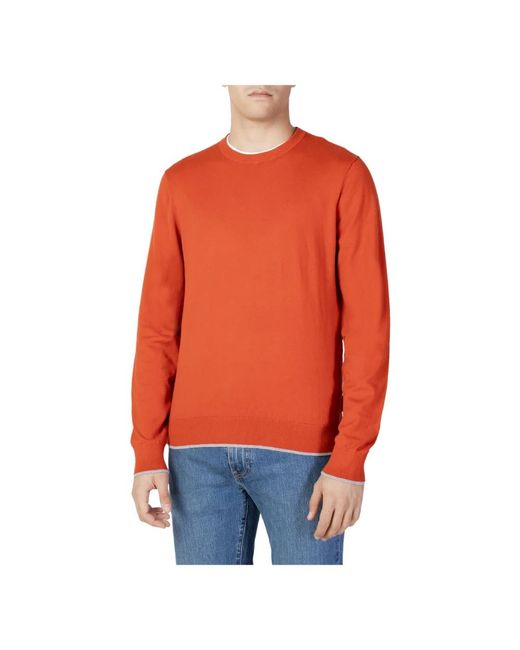 Knitwear > round-neck knitwear Armani Exchange pour homme en coloris Orange