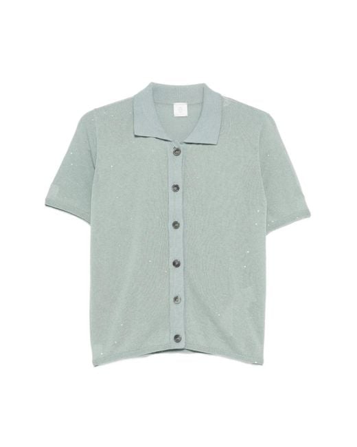 Eleventy Green Polo Shirts
