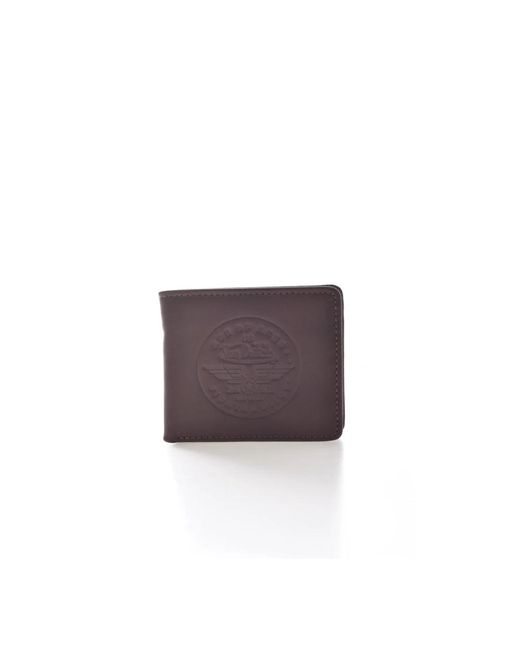 Von Dutch Klappbörse 100% leder - braun in Purple für Herren