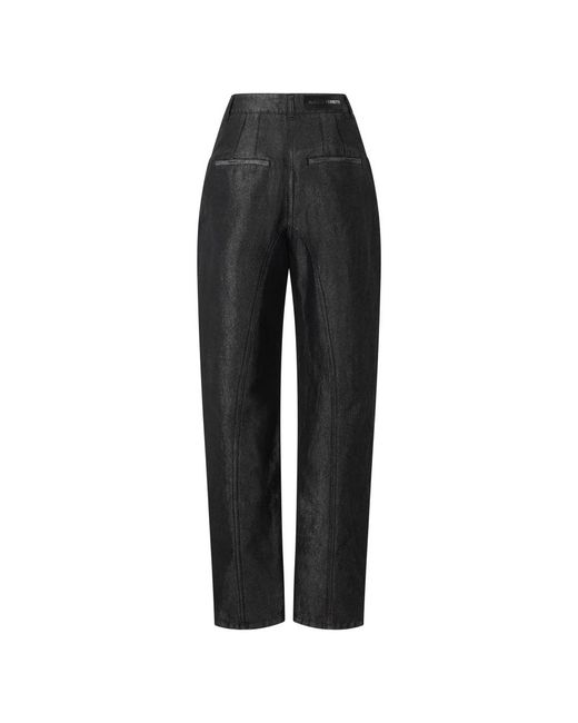 Alberta Ferretti Black Tapered Trousers