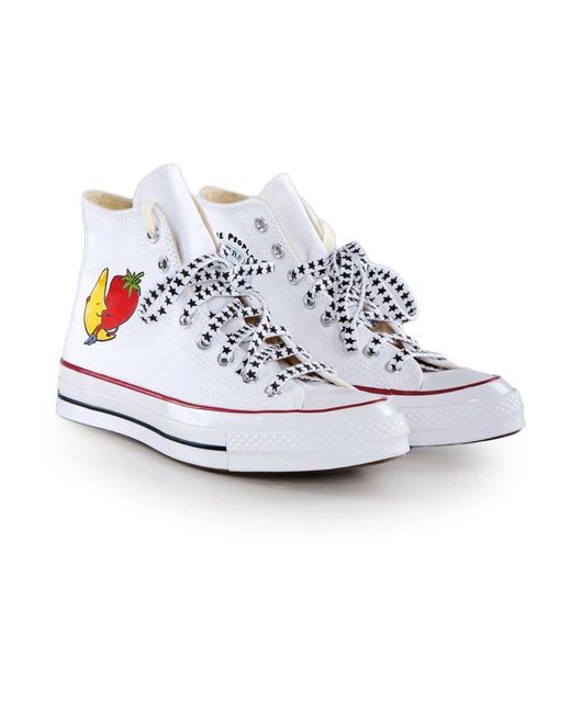 Sky High Farm Chuck 70 high top canvas sneakers in White für Herren