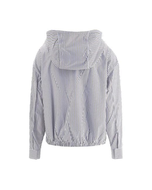 Zip-Throughs Prada de color Gray