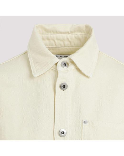 Blouses & shirts > denim shirts Bottega Veneta en coloris White