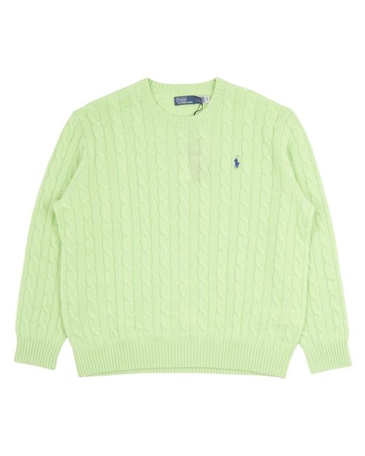 Polo Ralph Lauren Green Round-Neck Knitwear